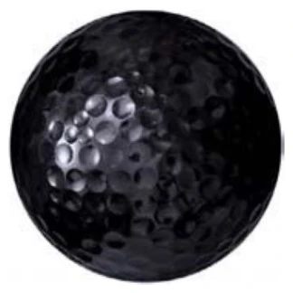 Golfbal zwart