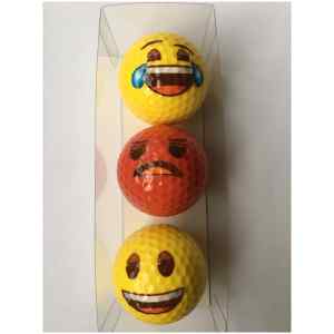 smiley-golfballen-lachen-boos-huilen-van-geluk