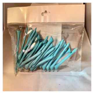 30 golftees 2 3/4 inch lichtblauw