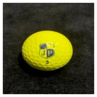 5 gele titanium golfballen van het merk James Perry