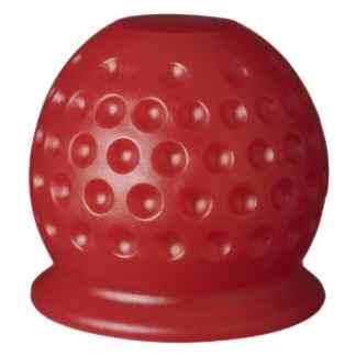 Trekhaakdop Golfbal kunststof 7 cm rood