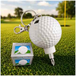 Golfbal met 6-in-1 Schroevendraaier Set