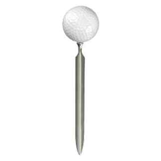 briefopener met golfbal