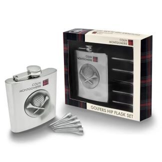 Colin Montgomerie GolfHeupfles Set golfcadeau