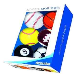 6 Sport golfballen