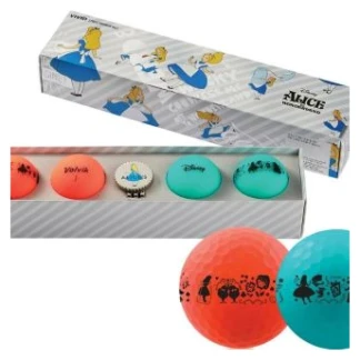 Alice in Wonderland golfballen cadeauset