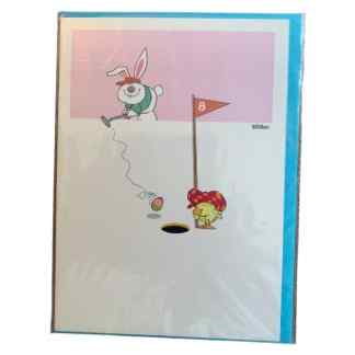 cadeau wenskaart golf