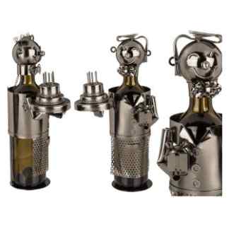 Metalen Wijnfles houder Verjaardag