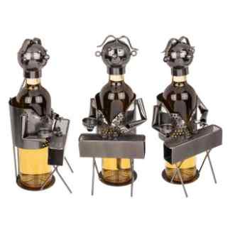 Metalen Wijnfles houder BBQ