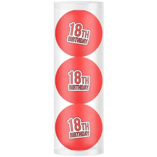 Golfballen Gift Set 18 jaar