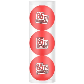 Golfballen Gift Set 65e verjaardag