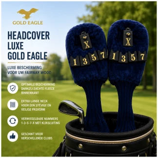 Headcover Luxe Gold Eagle