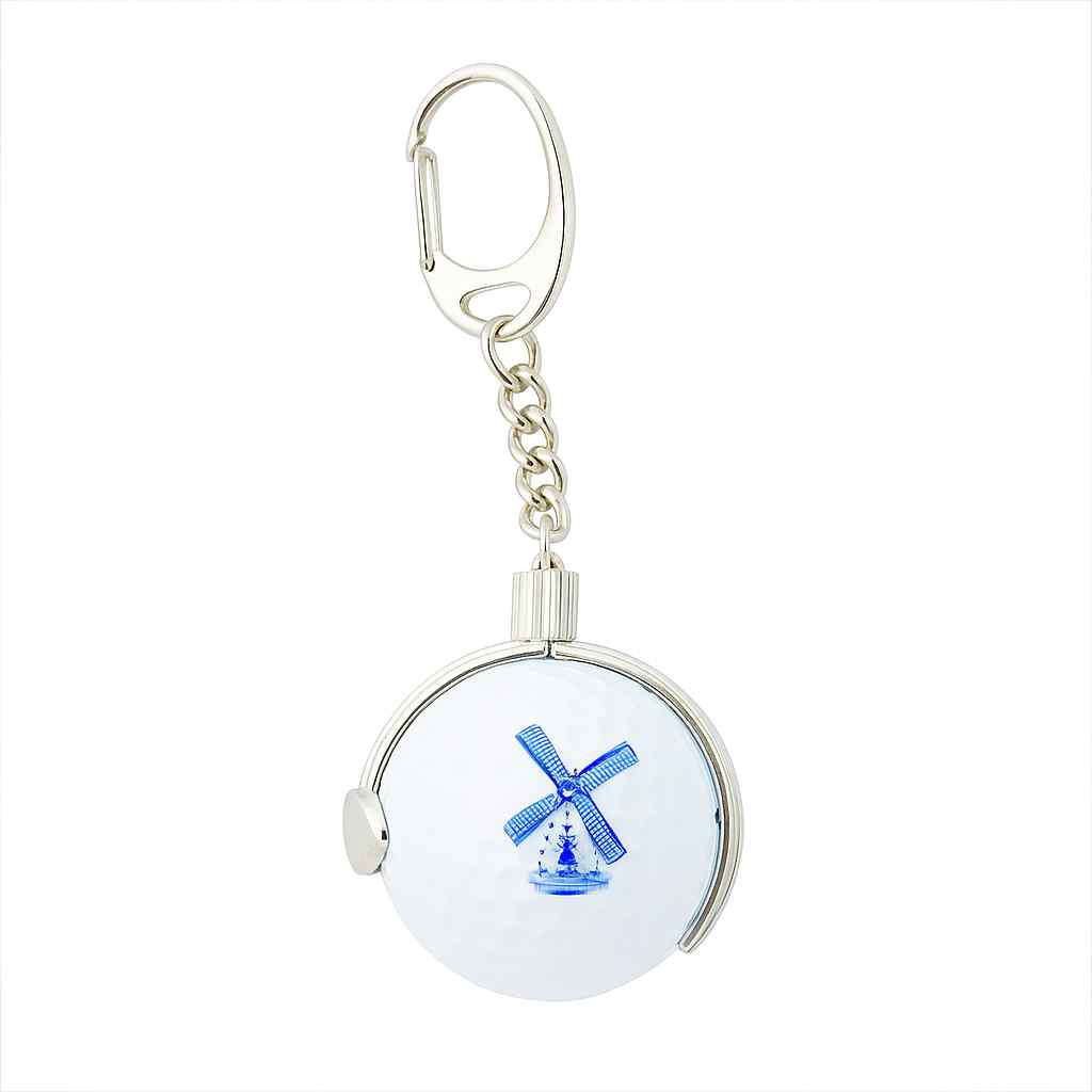 Delftsblauwe Golfbal Sleutelhanger β een typisch Hollands golfcadeau π³π±β³ - Afbeelding 2