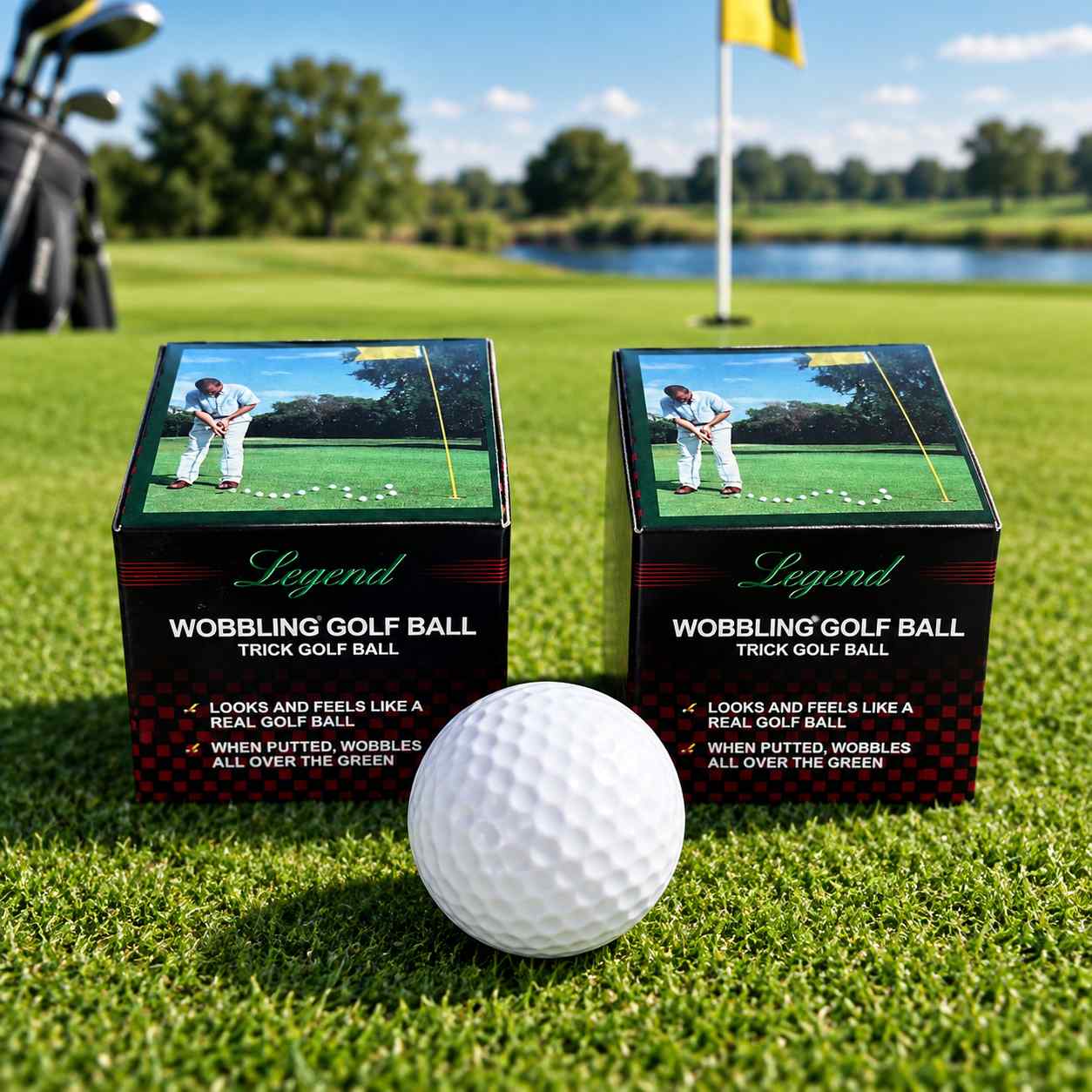Golfbal die niet te Putten Is