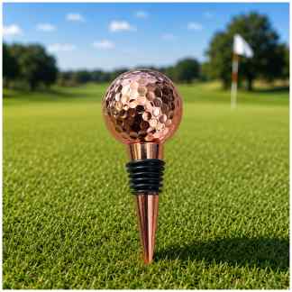 Luxe Wijnstopper Golfbal Rosé