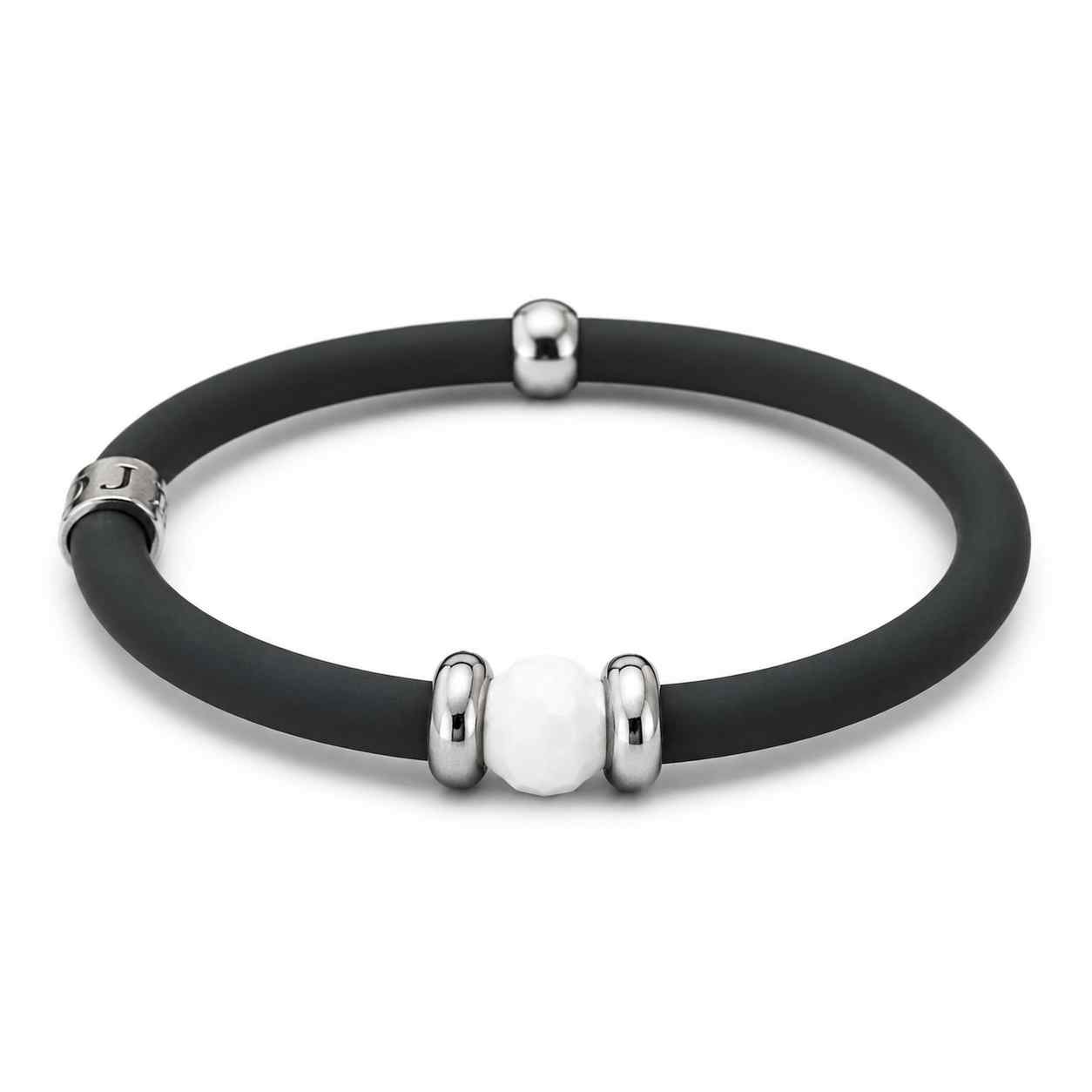 Golfarmband – Sterling Zilver & Witte Agaat - Afbeelding 4