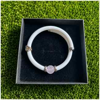 Golfarmband – Sterling Zilver & Hermatiet steen