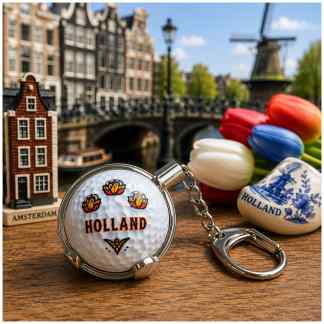 Golfbal Sleutelhanger Amsterdam / Holland