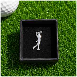 Sterling Zilveren Golfer Hanger – Golfsieraad