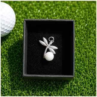 Golf Hanger – Natuurlijke Witte Agaat