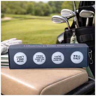 4 vrolijke Golfballen – Funny Golf Balls