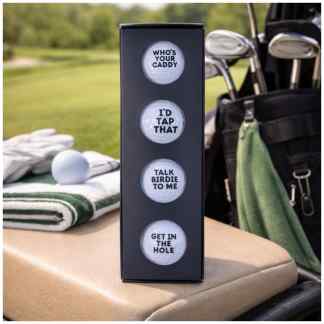 4 Grappige Golfballen | Origineel Golfcadeau uit Amerika