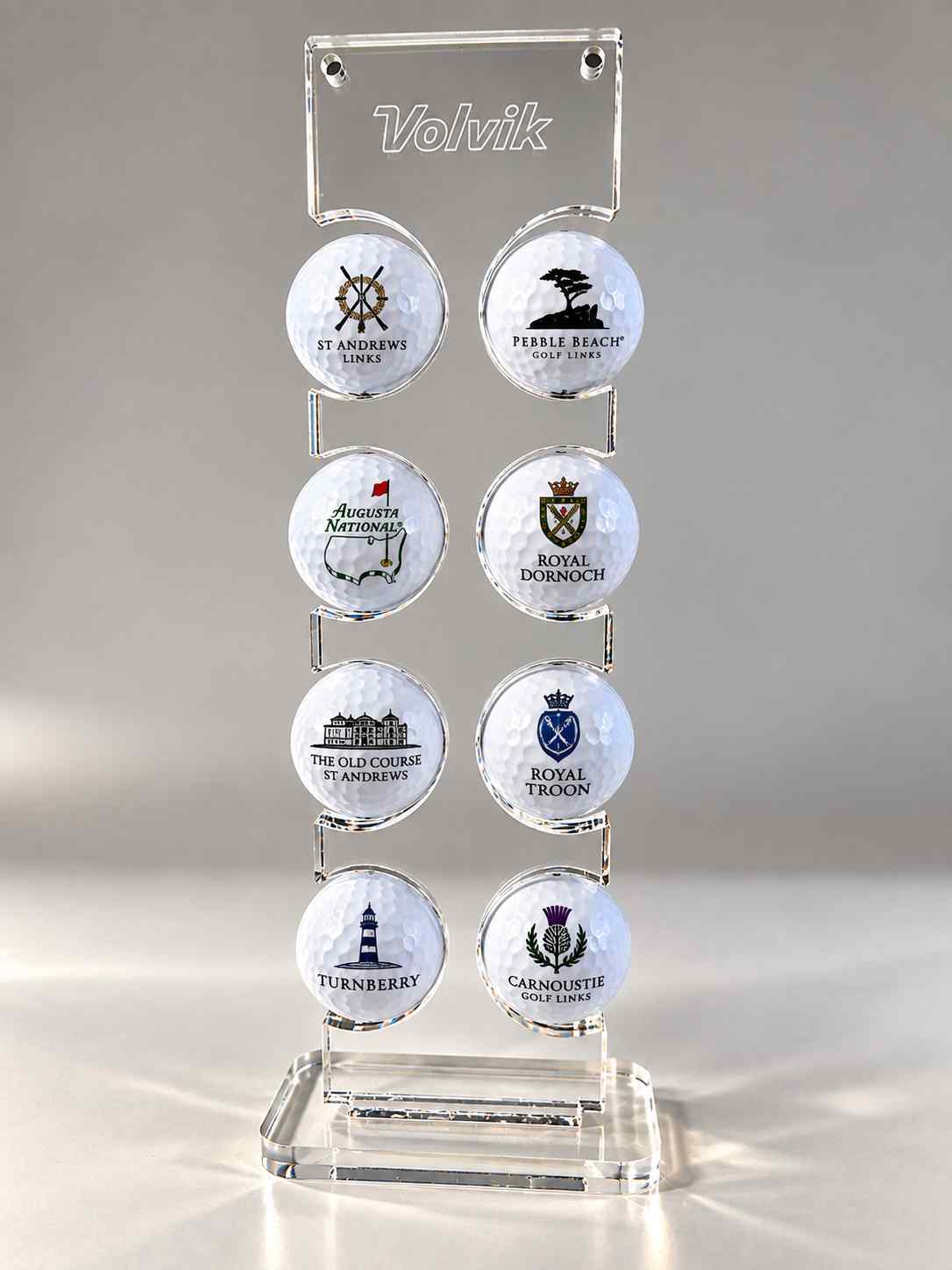 Golfballenhouder - Golfkabinet Acryl voor 8 Golfballen - Afbeelding 2