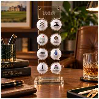 Golfballenhouder - Golfkabinet  Acryl voor 8 Golfballen